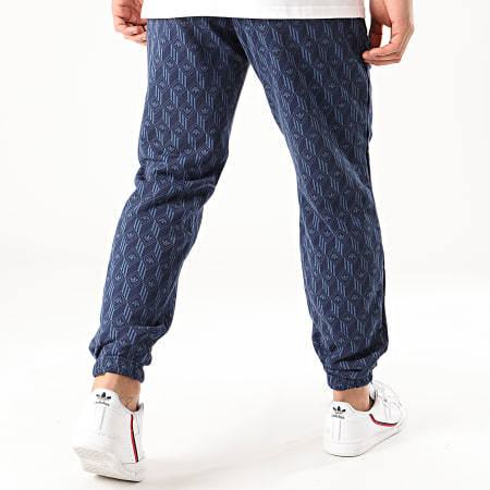 Adidas Originals - Pantalon Jogging Mono All Over Print FM3410 Bleu Marine