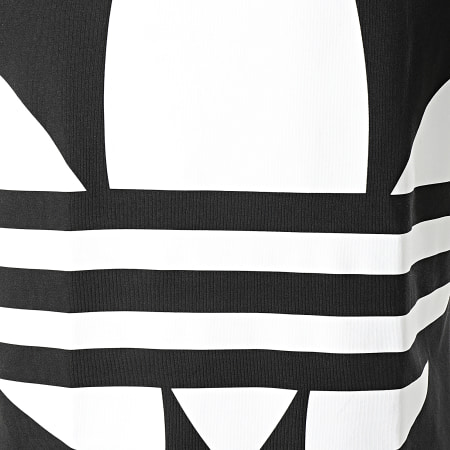 Adidas Originals - Tee Shirt Big Trefoil FM9904 Noir Blanc