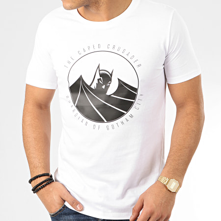 DC Comics - Tee Shirt Capped Crusader Blanc