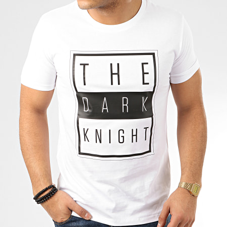 DC Comics - Camiseta Caballero Oscuro Blanca