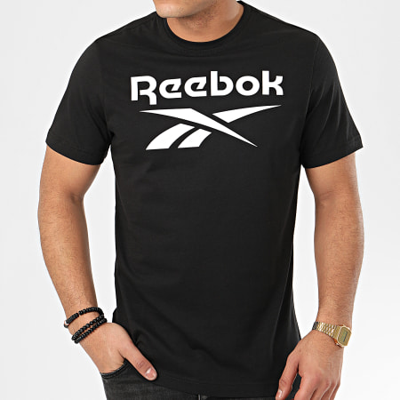 Reebok - Tee Shirt GS Reebok Stacked FP9150 Noir