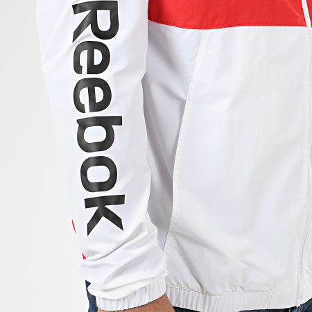 Reebok - Coupe-Vent TE Linear Logo Wind FK6107 Rouge Blanc