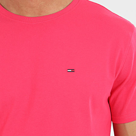 Tommy Jeans - Tee Shirt Essential Solid 4577 Fuchsia