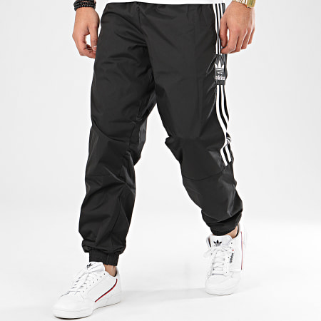 Adidas Originals - Pantalon Jogging A Bandes Ripstop FM9886 Noir