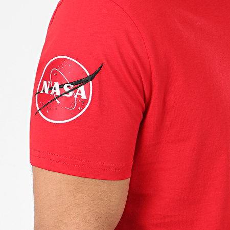 Alpha Industries - Tee Shirt NASA 176506 Rouge