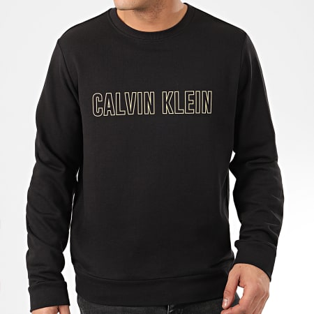 Calvin Klein - Sweat Crewneck GMS0W367 Noir Réfléchissant