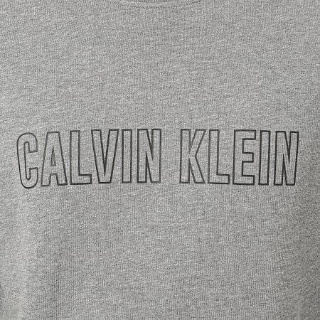 Calvin Klein - Sweat Crewneck GMS0W367 Gris Chiné Réfléchissant