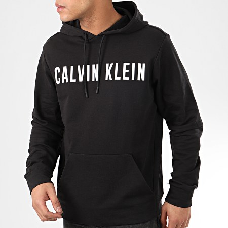 Calvin Klein - Sweat Capuche GMS0W381 Noir Réfléchissant