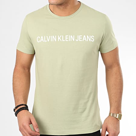 Calvin Klein - Tee Shirt 7856 Vert Clair