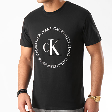 Calvin Klein - Tee Shirt CK Round Logo 4760 Noir