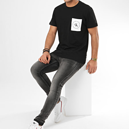 Calvin Klein - Tee Shirt Poche 4761 Noir