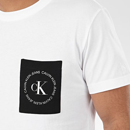 Calvin Klein - Tee Shirt Poche 4761 Blanc