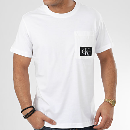 Calvin Klein - Tee Shirt Poche 4820 Blanc