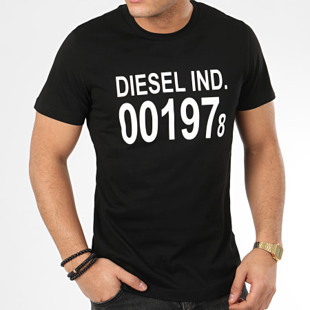 Diesel - Tee Shirt Diego 001978T 00SASA-0AAXJ Noir