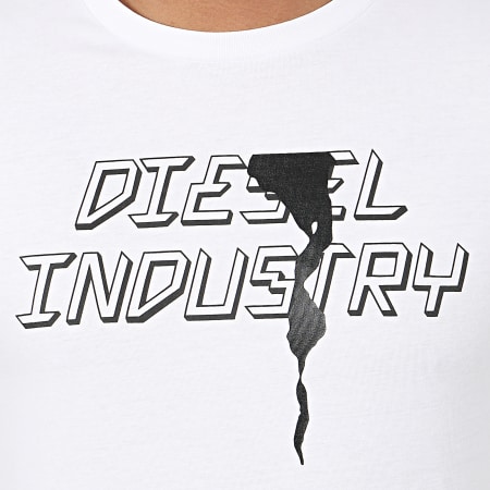 Diesel - Tee Shirt Diego J25 00SDNX-0091A Blanc