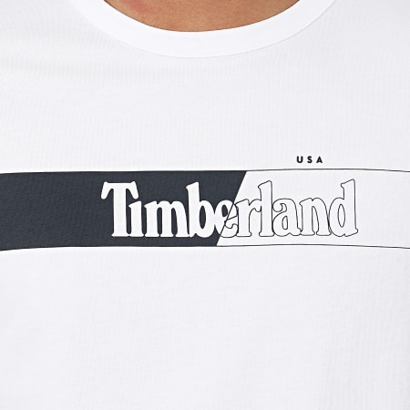 Timberland - Tee Shirt Horiz Timb T L4L A2CGU Blanc