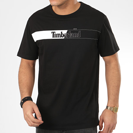 Timberland - Tee Shirt Horiz Timb T L4L A2CGU Noir