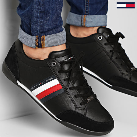 Tommy Hilfiger - Baskets Corporate Material Mix Cupsole 2665 Black