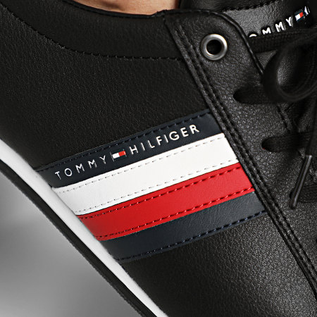 Tommy Hilfiger - Baskets Corporate Material Mix Cupsole 2665 Black