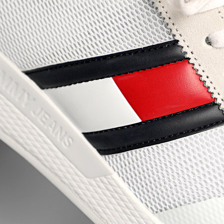 Tommy Jeans - Baskets Flexi Tommy Jeans Flag Sneaker 0400 White