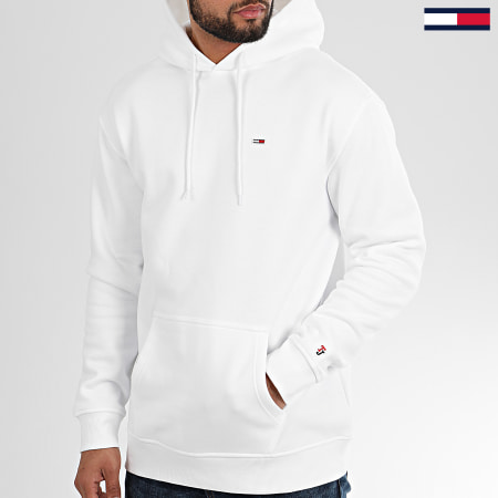 Tommy Jeans - Sweat Capuche Tommy Classics 7199 Blanc