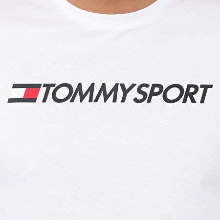 Tommy Hilfiger - Tee Shirt Chest Logo Top 0484 Blanc