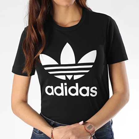 Adidas Originals - Tee Shirt Femme Trefoil FM3311 Noir