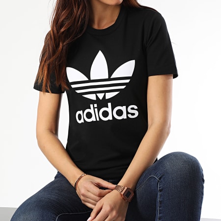 Adidas Originals - Tee Shirt Femme Trefoil FM3311 Noir