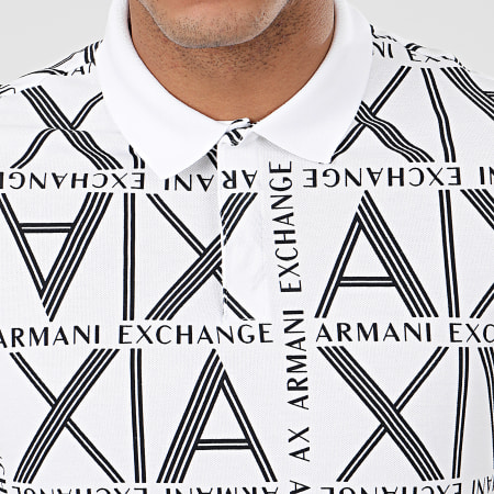 Armani Exchange - Polo Manches Courtes 3HZFAE-ZJLUZ Blanc
