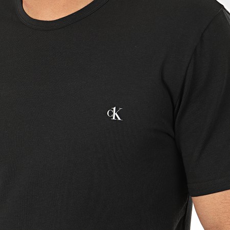 Calvin Klein - Lote de 2 camisetas NB2221A Negro