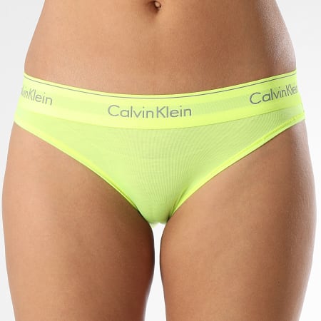 Calvin Klein - Culotte Femme QF1671E Jaune Fluo