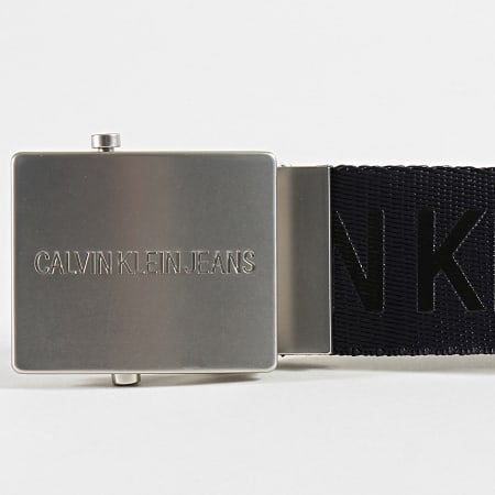 Calvin Klein - Ceinture Logo Tape Plaque 5769 Bleu Marine