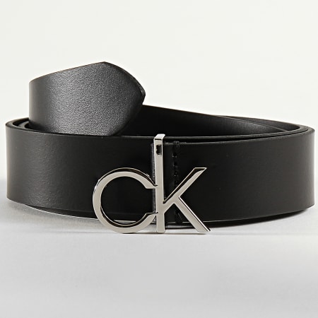 Calvin Klein - Ceinture Femme Re-Lock Low CK 6553 Noir