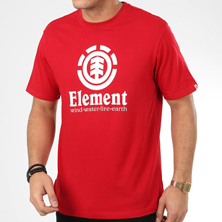 Element - Tee Shirt Vertical Rouge