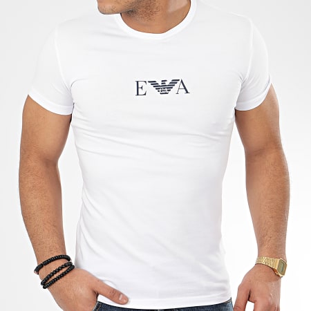 Emporio Armani - Tee Shirt Slim 111035-0P715 Blanc