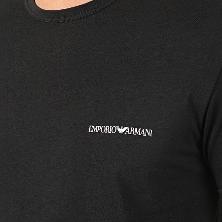 Emporio Armani - Lot De 2 Tee Shirts 111267-0P717 Noir Blanc