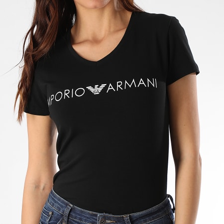 Emporio Armani - Tee Shirt Col V 163321-0P317 Noir