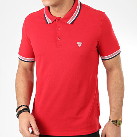 Guess - Polo Manches Courtes M02P40-K7O60 Rouge
