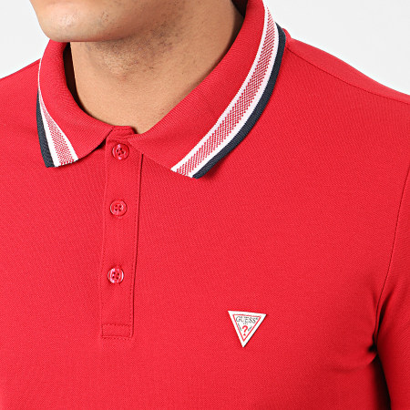 Guess - Polo Manches Courtes M02P40-K7O60 Rouge