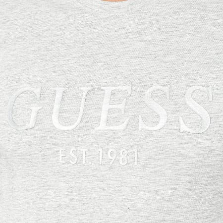 Guess - Tee Shirt M0GI93-J1300 Gris Chiné Argenté
