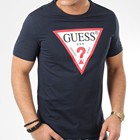 Guess - Tee Shirt M0GI71-I3Z00 Bleu Marine