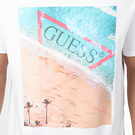 Guess - Tee Shirt M0GI66-I3Z00 Blanc