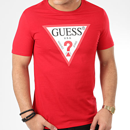 Guess - Tee Shirt M0GI71-I3Z00 Rouge