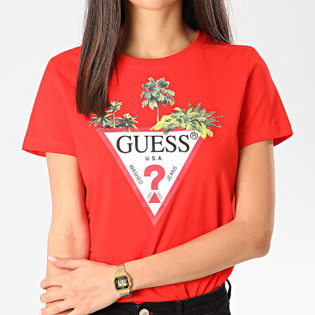 Guess - Tee Shirt Femme W0GI52-JA900 Rouge