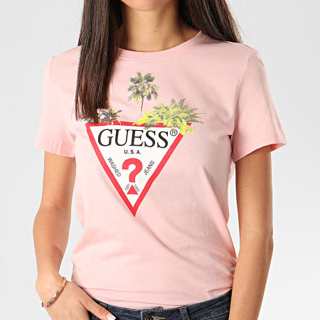 Guess - Tee Shirt Femme W0GI52-JA900 Rose