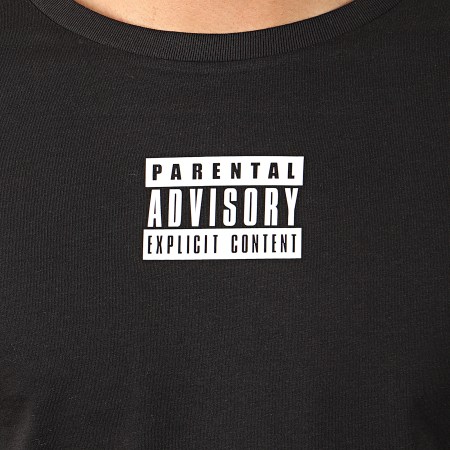 Parental Advisory - Tee Shirt Verso Noir