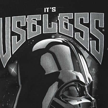 Star Wars - Tee Shirt It's Useless To Resist Noir