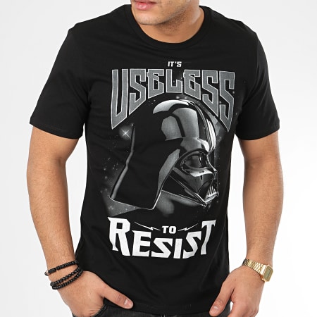 Star Wars - Tee Shirt It's Useless To Resist Noir