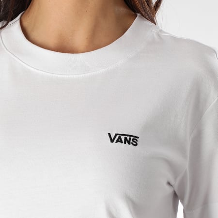 Vans - Tee Shirt Femme Junior V Boxy 4MFL Blanc