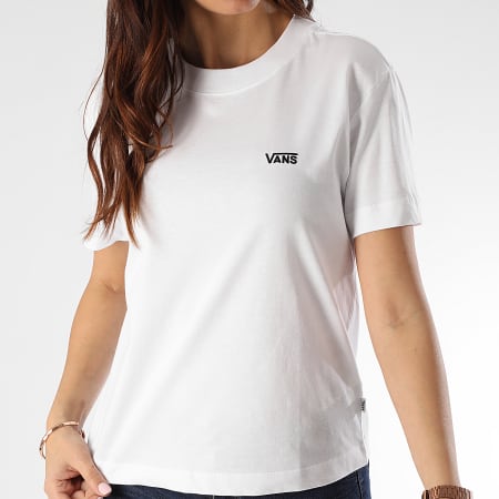 Vans - Maglietta da donna Junior V Boxy 4MFL bianca